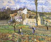 Camille Pissarro Cabbage harvest oil painting artist